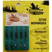 Блешня вольфрамова Winter Star літня Крапля вушко 0,50 гр колір: чорний