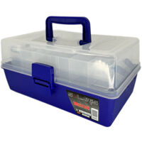 Ящик SOLARIS #009Т прозорий верх 2 полки