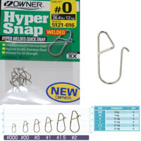 Застібка Owner Hyper Welded Quick Snap №0 12кг.6шт. nickel