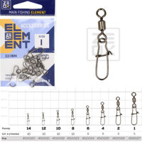 Застібка з вертлюгом ZEOX Swivel Quick Snap 221BN №1(5шт)