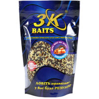 Зерновий МІКС 3KBaits Micro Seed Mix Sport+Crushed Tiger nut (карамель), 400г