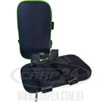 Зимові наколінники на блискавці чорні (19х33х3см)