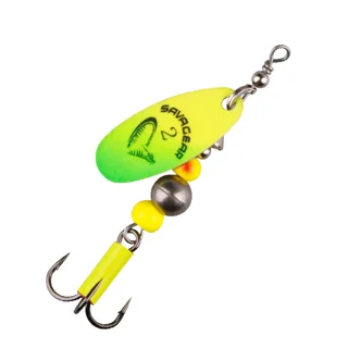 Блешня Savage Gear Caviar Spinner #4 14g 07-Fluo Yellow/Chartreuse (42316)