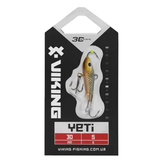 Балансир Viking Fishing Yeti Ice Jig 30mm 5.0g #23 Smelt