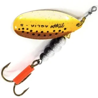 Блешня Mepps Aglia Fluo Micropigments Brown Trout 4 9 г