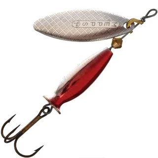 Блешня Mepps Aglia Long Heavy #1+ 12.0гр срiбн./черв.