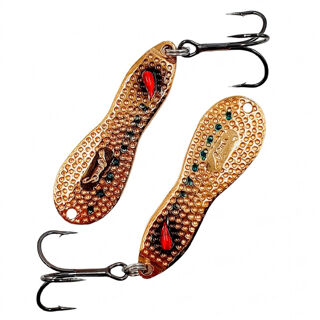 Блешня Nories Metal Wasaby Hammered 12g колір #BR-16 Spotted Gold