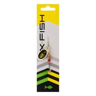 Блешня X-Fish Spike №3 5.5g Gold black lime