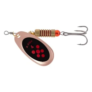 Блесна X-Fish Spike №4 9.5g Copper black orange
