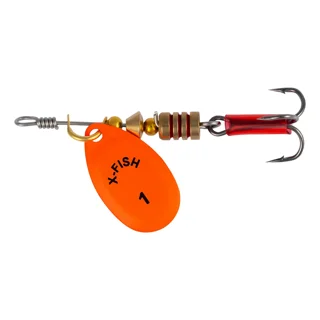Блешня X-Fish Stark №1 2.5g Nikel UV orange