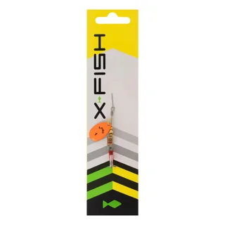 Блешня X-Fish Stark №1 2.5g Nikel UV orange