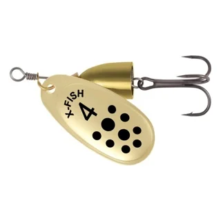 Блесна X-Fish Wolf №4 10g Gold
