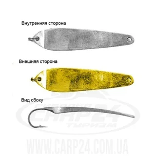 Блешня зимова LJ Model A 50mm SG    Вага 7.0 (г)