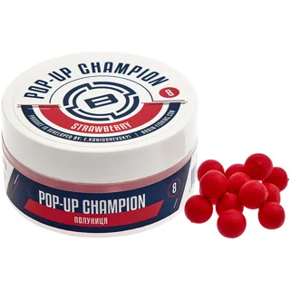 Бойли Brain Champion Pop-Up Strawberry (полуниця) 08mm 34g