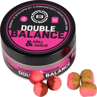 Бойли Brain Double Balance Krill &amp; Garlic (креветка + часник) 10+8х12mm