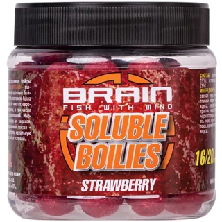 Бойли Brain Hookable Strawberry (Полуниця) Soluble 250 g