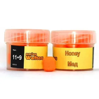Бойли Grandcarp Amino Wafters Honey (Мед) 11&bull;9 мм 15 шт.