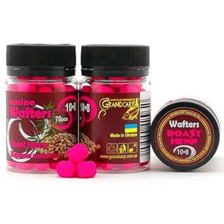 Amino Wafters Roast Hemp (Смажені коноплі) 10&bull;8 мм 70 шт.