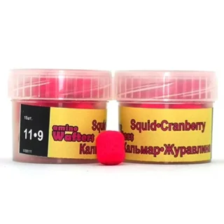 Amino Wafters Squid&bull;Cranberry (Кальмар&bull;Журавлина) 11&bull;9 мм 15 шт.