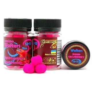 Amino Wafters Squid&bull;Cranberry (Кальмар&bull;Журавлина) 14&bull;10 мм 30 шт.