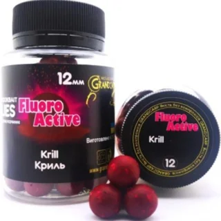 Бойли насадочні Флюоро актив Криль 12 мм 60 шт
