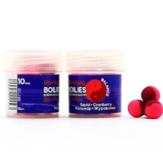 Бойли Grandcarp Інь-янь Кальмар•Журавлина 10 мм 15 шт