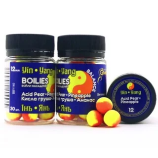 Бойли Grandcarp Інь-янь Кисла груша•Ананас 12 мм 30 шт