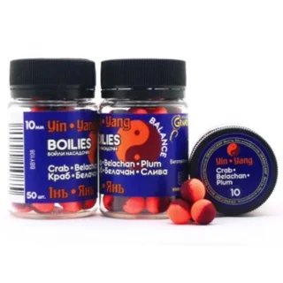 Бойли Grandcarp Інь-янь Краб•Белачан•Слива 10 мм 50 шт