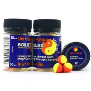 Бойли Grandcarp Інь-янь Мед•Кукуруза 12 мм 30 шт