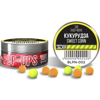 Бойлы Interkrill Pop-up Кукуруза/Sweet Corn 8 мм, 15г