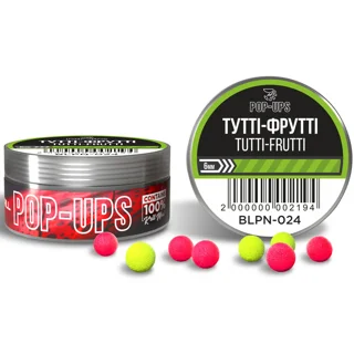 Бойли Interkrill Pop-up Тутті-фрутті/Tutti-Frutti 6mm, 15г