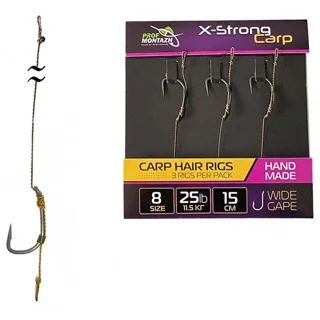 Бойловий повідець X-Strong Carp (Wide Gape) (8кр/15см/25Lb/11,5кг) (3шт)
