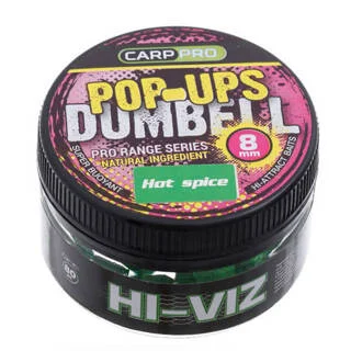 Бойли Carp Pro Dumbell Pop-ups Hot spice 8mm - Перець