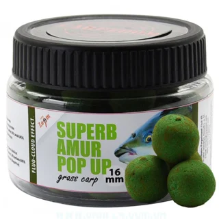 Amur - Grass Carp Superb Pop Up, 16mm, 40g, Reed-rush (димні попапи на амура)