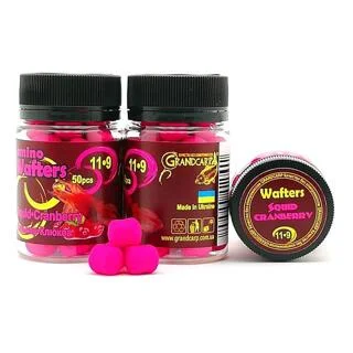 Amino Wafters Squid&bull;Cranberry (Кальмар&bull;Журавлина) 11&bull;9 мм 50 шт.