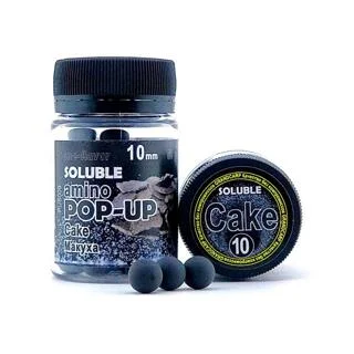 Бойли розчинні Soluble Amino POP-UP Grandcarp one-flavor CAKE (МАКУХА) &Oslash;10 мм