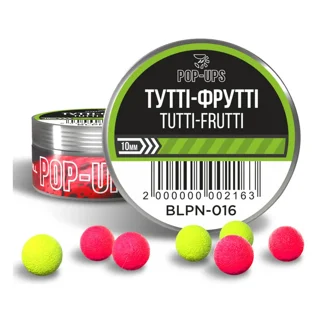 Бойли Interkrill Pop-Up Тутті-фрутті/Tutti-Frutti 10mm, 15г