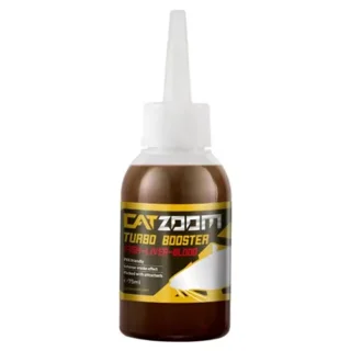 Турбо бустер для лову сома Carp Zoom Turbo Booster Fish-Liver-Blood, 75 ml - "Риба-Печінка-Кров" 
