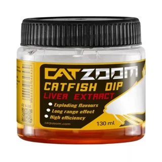 Діп для лову сома Carp Zoom Catfish Dip, 130ml, liver extract "Екстракт Печінки", об"єм: (130мл)