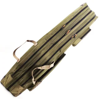 Чохол для вудилищ ECLIPSE 1.35м темно-зелений із зеленими вставками, золоті літери, 3 секції 10035F