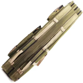 Чохол для вудилищ ECLIPSE 1.35м темно-зелений із зеленими вставками, золоті літери, 3 секції 10035F