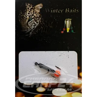 Чорт Winter Baits із петлею (довгий) з ікрою Ø 2 Вага: 0.5 г №94