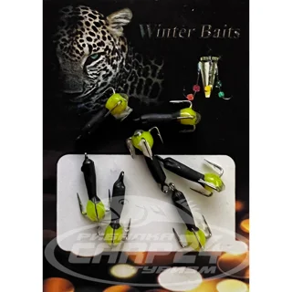 Чорт Winter Baits із петлею (короткий), з краплею флуоресцентною з вічком Ø2 Вага: 0.3 г №88