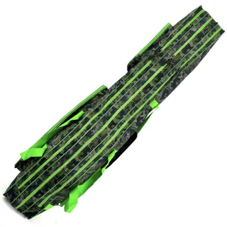 Чoxoл для вудилищ ECLIPSE 1.35м каркасний, камуфляж, салатові і чорні вставки, 3 секції 1035YH