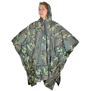Камуфльований плащ-накидка від дощу Carp Zoom EAZI Rain Poncho, camou