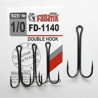 Двойной крючок Fanatik Double Hook FD-1140 №1/0