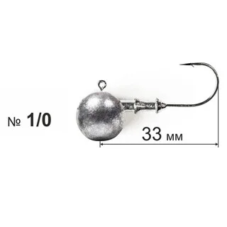 Джиг-головка 90° гачок #1/0 (по 1 шт.) - 7 г