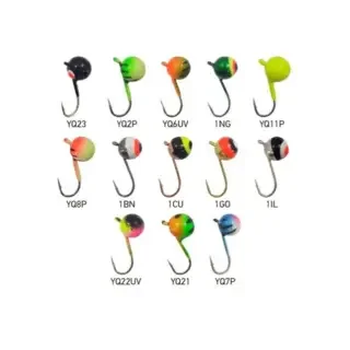 Мормишка вольфрамова Fishing ROI Куля з петлею фарбована 4mm 0,62gr YQ5P ( №48 )