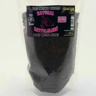 Флет метод пелет НАТУРАЛЬНИЙ серії TACTIC 400 г