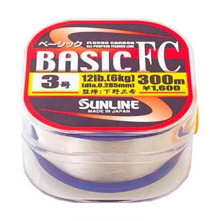 Флюорокарбон Sunline Basic FC 300м #3.5/0.31 мм 14LB